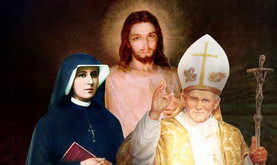 Thánh Giáo hoàng Gioan Phaolô II và Thánh Faustina - vdtongiao2036