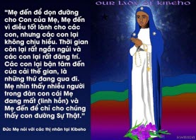 Kibeho Message 1