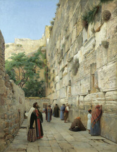 2-the-wailing-wall-jerusalem-gustav-bauernfeind