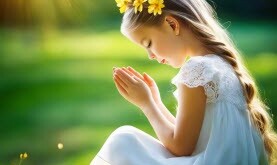 GIRL PRAYING